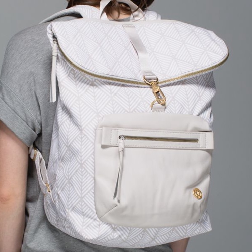 Lululemon Athletica White Backpack